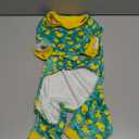 KYEESE Dog Pajamas Velvet Dog Pajamas Medium Sized Dogs Soft Dogs Clothes Pjs with Yellow Ducks Pattern Stretchy Pet Jammies Coat Comfy Pet Onesie Costume, 2X-Large (XX-Large (40-60lbs))