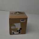 Metal Donation Box with Key Lock Magnetic Acrylic Sign Holder Suggestion Box Wall Mounted with 2 Iron Keys ballot box Cash Collection Safe Ballot Container (Black,8.4*5.8*6.9 Inch*1)