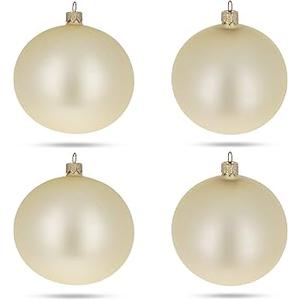 Glass Ornament Set 2.5in Balls 8pc