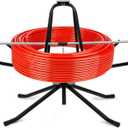Heavy Duty PEX Piping Uncoiler, PEX Uncoiler for 3/8'' to 1'' or 5/8'' to 1'' Pex Tubing, Multi-function Foldable Pipe Dispenser for Water Tube, Underfloor Heating Pipe, Maximum Load of 440 Pounds