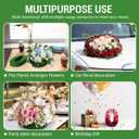 Leinuosen 12inch Dry and Wet Floral Foam Numbers Blocks Green Foam Blocks for Fresh and Artificial Flowers for Weddings Birthday Flower Arrangement Craft Project Garden Decoration(Number 0)