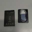 Phone Ring Holder Finger Kickstand 360°Rotation Cellphone Back Grip Foldable Cell Phone Stand for Desk Compatible with iPhone iPad Smartphones Tablets (Silver)