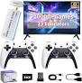 Wireless Retro Game Console Built-in 20000+ Games and 23 Emulators, 2025 New Plug & Play Retro Gaming Console with 4K Output & Dual 2.4G Controllers, Nostalgic Game Console Stick