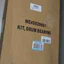 WE49X20697 Dryer Bearing Kit Compatible with GE Contains Top Front Bearing WE3M26 Drum Felt WE9M30 Drive Belt WE12M29 Slides WE1M1067 (WE1M481) Glide Slides WE1M504 (WE1M333) WE12X83 Pulley Idler