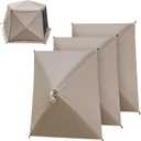 EVER ADVANCED Wind Panels for Pop up Gazebos, Rain Proof Screen Panels, 2000mm Water Resistant Screen Room Panel, Wind Proof Screen Panels, Three Pack
