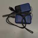 Portable Charger with Built in Cable -20000mAh Fast Charging Power Bank USB C Slim 22.5W LED Display Battery Pack 5 Outputs & 3 Inputs for Travel Essentials iPhone Samsung Phones Blue