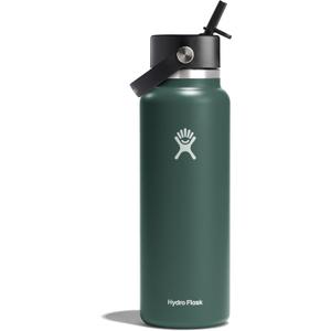 Hydro Flask Water Bottle - Insulated Stainless Steel - Wide Mouth Flex Lid, Non Spill, Leakproof and Refillable in 32 Oz