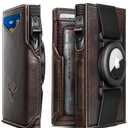 BULLIANT Men Wallet Gift Boxed,Slim Front Pocket Wallet Money Clip Card Holder 3.8"x2.7",Pop-up Access