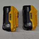 DEWALT 20V MAX 6 Ah Lithium Ion Battery 2-Pack (DCB206-2)