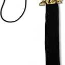 6 x 2024 Graduation Tassel with 2024 Gold Charm, Tassels Graduation, Graduation Gift, Tassel for Graduation Cap, Tassel Suitable for Graduation Hat, Black