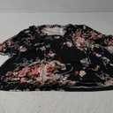 KISSMODA Womens 3/4 Length Sleeve Tops Summer Blouses Spring Ruffle Tunic T-Shirts Dressy Casual L