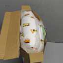 KeaBabies Toddler Pillow with Pillowcase, Jumbo 14X20 - Soft Organic Cotton Toddler Pillows for Sleeping - Machine Washable - Perfect for Travel, Toddler Bed Set (Construction)