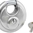 Master Lock 40T Stainless Steel Discus Padlock, 2 Pack