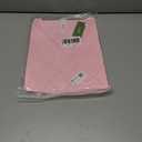 Sosolism V Neck Breastfeeding Shirts Short Sleeve Breathable Nursing Tops Summer Pumping Tshirt for Women (Pink, L)