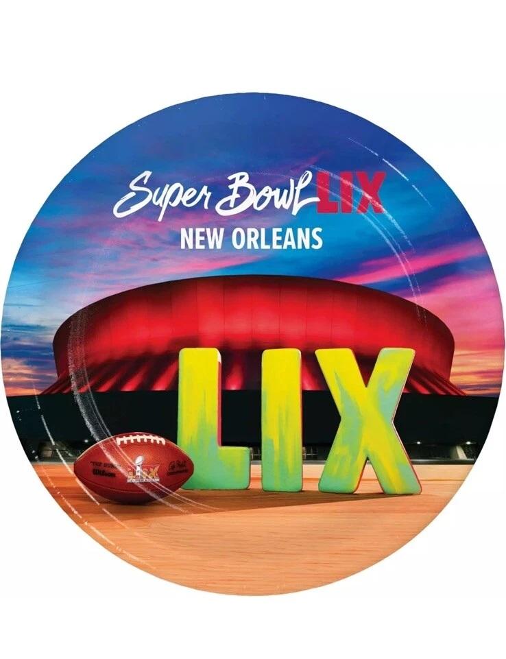 Super Bowl LIX 9 Inch Plates  8-pack