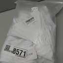 DAAWENXI Women's Sexy Deep V Neck Mini Dress Long Sleeve Pleated Bodycon A Line Party Club Short Dresses White