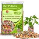 Sukh Clay Pebbles for Plants - 14 OZ Small Pebbles for Indoor Plants Natural Clay, Used for Drainage, Decoration, Aquaponics, Hydroponics (Mixed Colors)