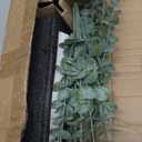 Shanranplus Vase with Greenery, 20pcs Artificial EucalyptusStems in White Vase, Boho Home Decor Plant, 19" Decorative Fake Plants for Home Farmhouse Mantle Centerpiece Decor