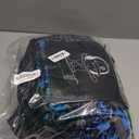 Skateboard Anime Luminous Backpack School Backpack with USB Charging Port for Teen Boys, College School Bookbag Lightweight Laptop Bag with Sling Bag Set, Blue