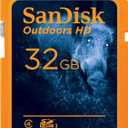SANDISK 32GB 4-Pack Outdoors HD SDHC UHS-I Memory Card (4x32GB) - Up to 100MB/s, C4, Trail Camera SD Card - SDSDBNN-032G-GN6V4