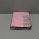 Premium 4 Pocket Zip Card Binder, Trading Card Binder for 320 Cards, Portable PU Card Collection Binder, Collector Card Album Folder for MTG, TCG, Sports Cards, Game Cards (Pink) (4 Pocket - 10.2" x 7.5")