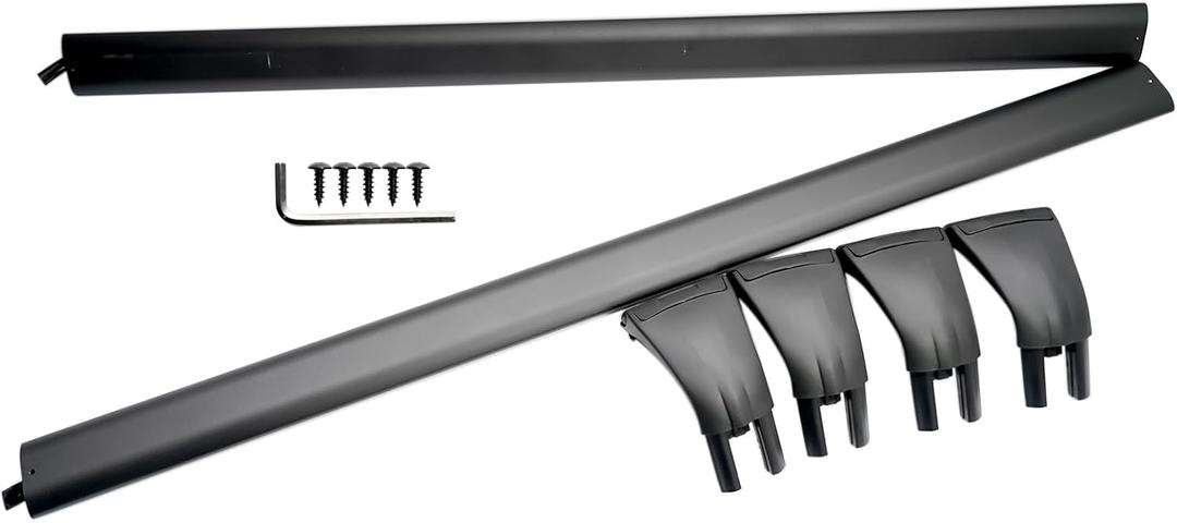 Roof Rack Cross Bars Replacement for 2007-2024 Jeep Wrangler JK JL Gladiator JT Cargo Carriers Luggage