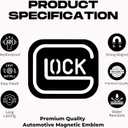 2 x Safe Action Tactical Magnet 5 Removable, Waterproof Vinyl Magnet for Cars, Trucks, and Lockers (Black-White)