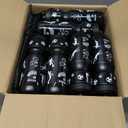 Reallnaive 24 Pcs Soccer Party Favors 24 oz Soccer Gift Water Bottle with Drawstring Bag Set Goodie Bags for Sports Team Gifts Birthday Decoration