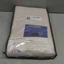 100% Blackout Shield Linen Blackout Curtains for Bedroom 84 Inches Long, Back Tab/Rod Pocket Living Room Drapes, Thermal Insulated Blackout Curtains 2 Panels Set, 50" W x 84" L, Cream