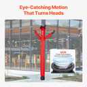 VEVOR Inflatable Tube Man Set, 6 ft Tall, Wacky Waving Inflatable Dancing Tube Guy with 1/15 HP Blower, PP Shell IPX3 Waterproof Blower Fan, for Outdoor Advertising Business Store Party
