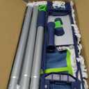 Enspoway 41" Commercial Dust Mop: Large Push Broom Wide Industrial Heavy Duty Hardwood Dry Sweeping Mop with 2 Pads Long Handle for Janitor Indoor Warehouse Gym Cleaning