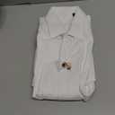 Alimens & Gentle Men's Dress Shirts French Cuff Long Sleeve Regular Fit Formal Tuxedo Cufflinks Shirt, 17.5 34/35