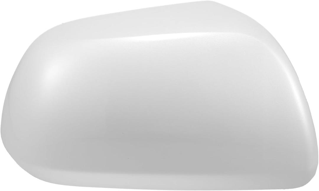 Motoforti Right Side Mirror Cover Cap, Rearview Mirror Cover Cap, for Toyota Highlander 2009-2014, ABS, White