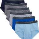 Fruit of the Loom Mens Fashion Briefs 6 pack Small