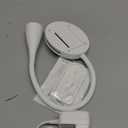 LED Wall Mounted Reading Light, Book Light for Reading in Bed with Touch Control, 5 Dimmable, USB Output, Night Light & Timers Function, Flexible Gooseneck Headboard Bed Lights (White)