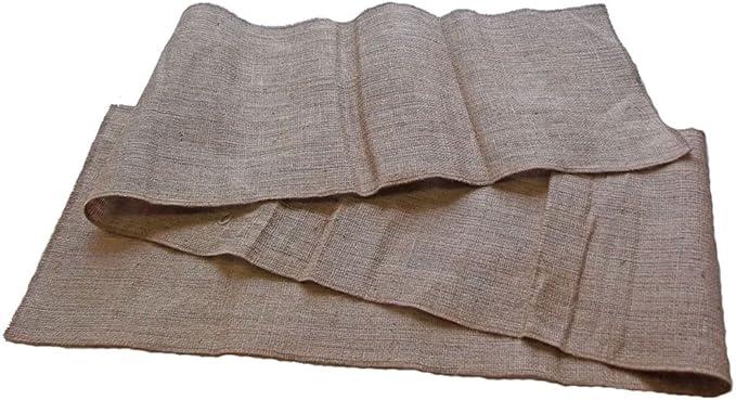 Table Runner Burlap Natural 89" x 31" Brown