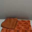 MIULEE Halloween Pillow Covers Cute Ghost Spooky Throw Pillows Set of 2 Soft Plush Faux Fur Fall Decorative Cushion Covers for Couch Sofa Bed Porch Living Room Autumn Decor 18x18 inch Burnt Orange