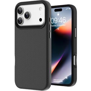 Phone Case Compatible with iPhone 17 pro max, Compatible with MagSafele, Has Undergone High-Drop Test, Arovides Anti-Drop and Anti-Collision Protection. Black