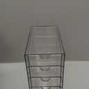 Acrylic Makeup Organizer with 19 Drawers, 4 Pack Clear Storage Drawers, Bathroom Makeup Organizer for Palettes, Cosmetic, and Beauty Supplies,Ideal for Vanity, Cabinet,Desk Organization