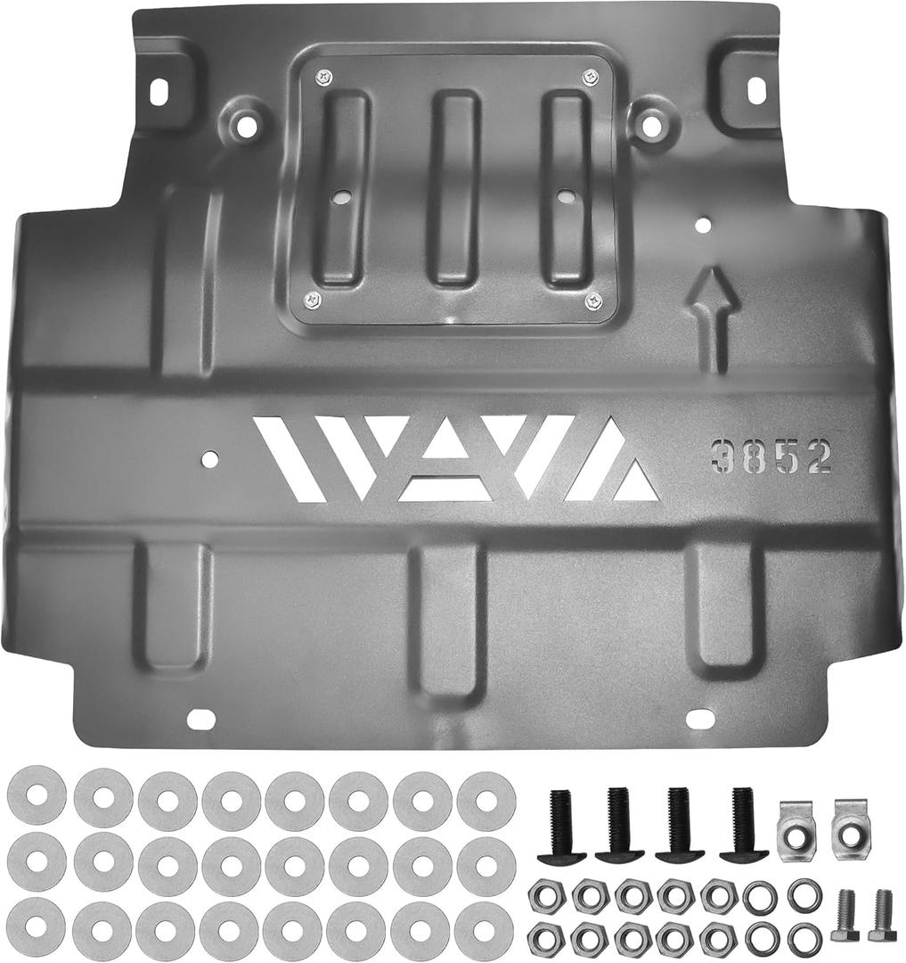 FL3Z-5D032-D Engine Splash Guard Shield Grill Fit for Ford F-150 2.7L 3.3L 3.5L 5.0L 2015-2022 Replace FL3Z-5D032-E FL3Z-5D032-A Lower Front Splash Shield (Please Check The Model)