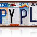 Vintage Happy Place Wall Decor Street Signs Bar Metal Tin Signs 16 x 4 Inches