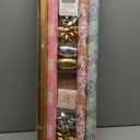 LaRibbons Christmas Wrapping Paper Set, Snowflake & Reindeer & Gingerbread Man Design with Gift Bow & Ribbons & Tags, Perfect for Christmas, Winter Party, 30 Inch X 10 Feet (4Rolls, 100 sq.ft.ttl.)