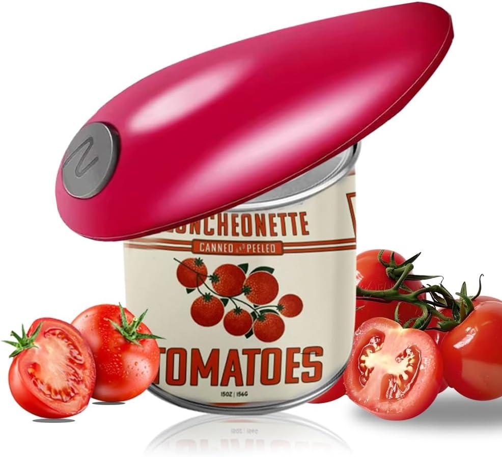 Electric Can Opener - One Touch Battery Operated Automatic Can Opener with Smooth Edges, Hands-Free Design, Perfect for Any Size Can, Ideal Kitchen Gadget for Seniors and Arthritis Sufferers