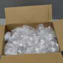 50 Pcs Hanging Clear Plastic Fillable Ornaments Balls,2" Transparent Christmas Decoration Baubles,DIY Christmas Balls Craft Ornaments for Christmas Tree,Home Decor,Party,Wedding,50 mm