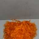 morvally Short Messy Curly Orange Wigs Unisex Heat Resistant Hair for Cosplay Costume Holloween Party