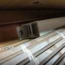 Brown Bamboo Reed Roller Shades 48" Wx72 H Outdoor Privacy Blind