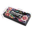 icceemee 36 Rolls Datura Theme Washi Tape Set with Different Colorful Patterns, Writable Decorative Tapes for Scrapbooking, Junk Journal Supplies, Bullet Journaling, 0.45'' x 90'' per Roll