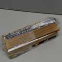 Jewelry Organizer Stand, 5 Layer Earring Holder Organizer with Necklace Holder, Rustic Wood Earring Organizer Display for Stud Earring Bracelet Necklace Ring, Watches