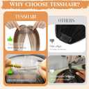 Clip in Bangs, 100% Real Human Hair, Human Hair Clip in Bangs, Middle Part HairPieces, No Tangle & Smooth, 11g #04 Medium Brown