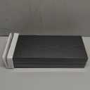 BAYKA Floating Shelves for Wall, Wall Mounted Rustic Wood Shelves for Bathroom, Bedroom, Living Room, Kitchen, Hanging Shelf for Books/Storage/Room Decor with 22lbs Capacity (Black, Set of 3, 15.7in) (A. Black - Universal Classic Style)